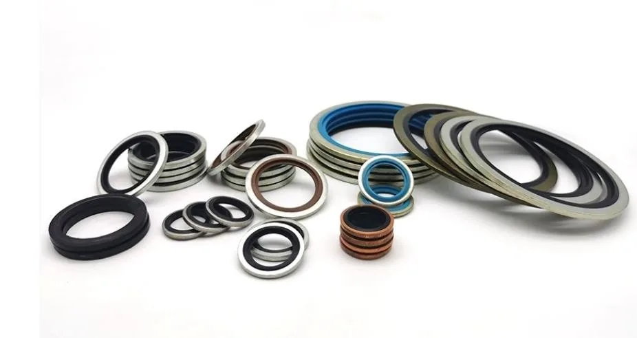 Bonded seals in NBR, FKM and copper compound grades — standard, self-centering and high-pressure variants