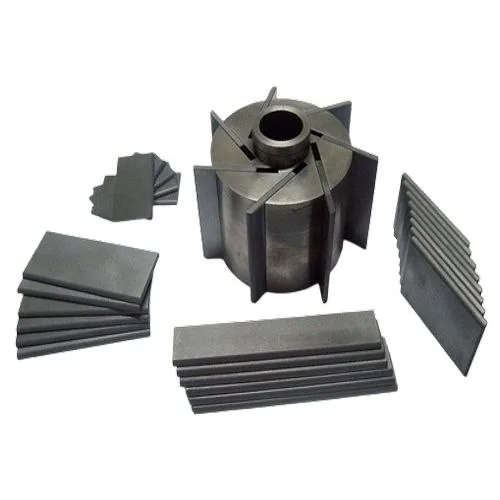 Carbon graphite vanes and components for rotary vane pump applications