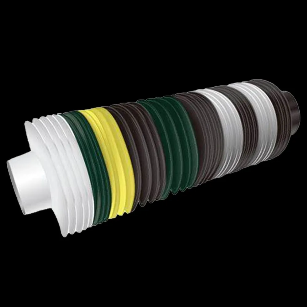 Multi-layer fabric duct bellows — flexible connector for air handling and low-pressure applications