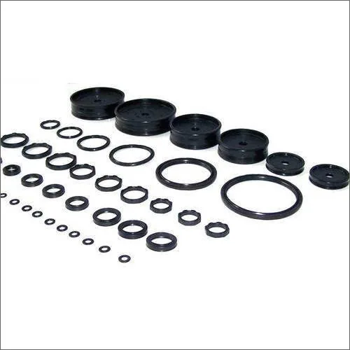 Hydraulic seal profile cross-sections — rod seal, piston seal, wiper and guide ring arrangement for double-acting cylinders